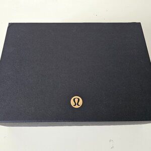 Lululemon Black Magnetic Closure Holiday Shopping Box 14.5" x 10.5" x 4"